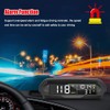 JulyCrab Car Wireless HUD Headup Display Solar GPS Digital Speedometer