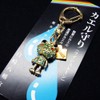 Shirasaki Hachimangu Frog Amulet, Safely Frog, Youth (Rhinestone) Key Chain,