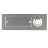 Unitec 47197 Flush-Mounted Door Bell Push Button Single Channel Stainless
