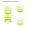 HARFINGTON 6pcs Small Cylindrical Bubble Level Vials 7x16mm PMMA Mini