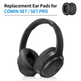 XBERSTAR Earpads Replacement for COWIN SE7 PRO Headphones Ear Pads Cushions with Softer Protein Leather (for COWIN SE7 PRO Earpads)