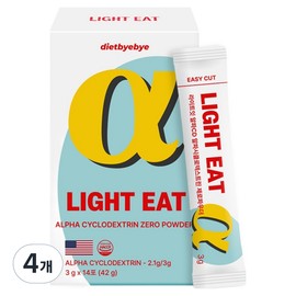 Bye bye diet Diet Bye Bye Light It Alpha CD Alpha Cyclodextrin Zero Powder 14p, 4 packs, 42g / 다이어트바이바이 라이트잇 알파CD 알파시클로덱스트린 제로파우더 14p, 4개, 42g