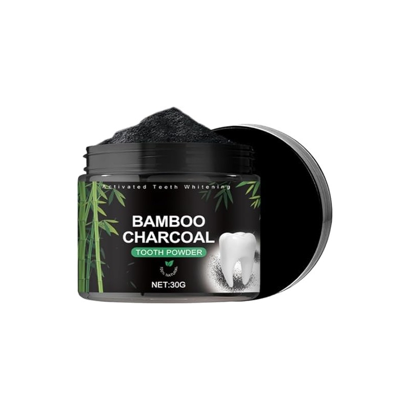 Blanqueamiento Con Carbón Activado, Polvo Blanqueador de Dientes Dientes Booster