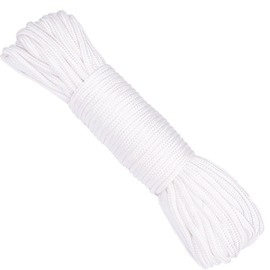 WedDecor 3mm Roman Blind Cord, 25 Meters White Braided Cord Blind String For Gardening Plants, Kitchen & Window Blinds, Home Decor and DIY Craft Projects