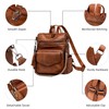 CTTOVIS Backpack Purse for Women Fashion Designer Backpack Ladies Travel