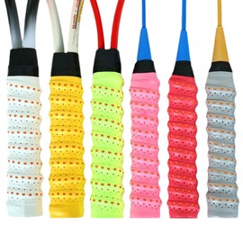 6 Pcs Cinta de Agarre para Raqueta de Tenis, Grip Raqueta Tenis Bádminton Cinta Antideslizante Mejorado para Raqueta Transpirable Grip Padel Antideslizante y Absorbente Ideal Bádminton (6 colores)
