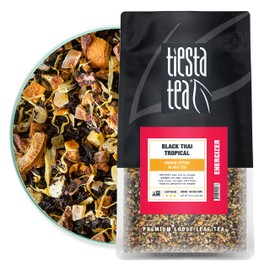 Tiesta Tea - Black Thai Tropical, Mango Citrus Black Tea, Loose Leaf, Up to 200 Cups, Make Hot or Iced, Caffeinated, 16 Ounce Resealable Bulk Pouch
