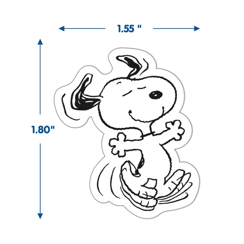 Eureka Peanuts Snoopy Extra Large Stickers for Kids and Teachers,