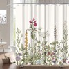 Generic Shower Curtain for Bathroom,Tropical Leaves Fabric Cloth Shower Curtains