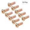 sourcing map M8x20mm Furniture Screw Hex Socket Machine Screws Zinc