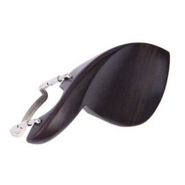 Jiayouy Violin Ebony Chin Rest with Standard Bracket for 1/4 Violin - Center Mount