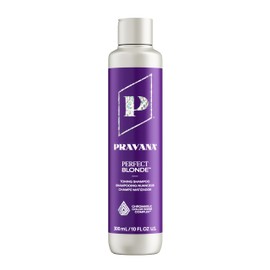 Pravana The Perfect Blonde Purple Toning Shampoo | Neutralizes Brassy, Yellow Tones | For Color-Treated Hair | Chromasilk Enhances Shine & Protection | Vegan, Paraben & Sulfate Free | 10 Fl Oz