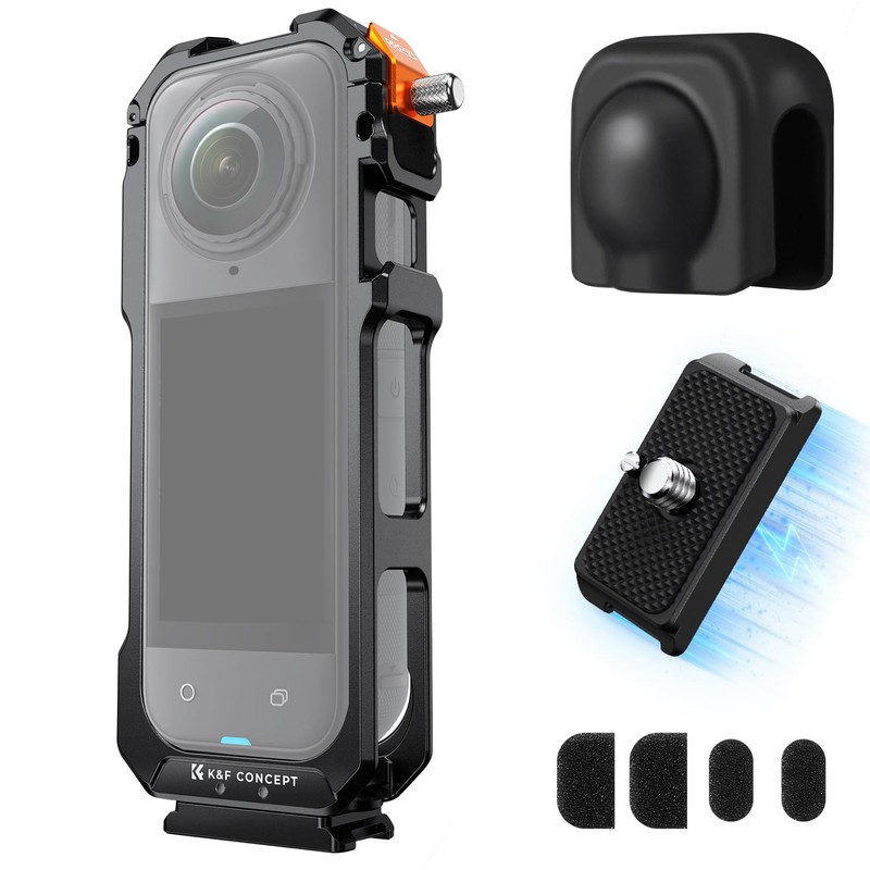 K&F Concept Insta360 X5 Mount Frame Bracket Protective Case Multi-Function