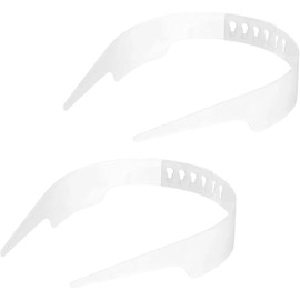 Varillas Para Cuello De Camisa, 2 Piezas Transparentes, Soporte Rígido Para Cuellos De Camisa, Ideal Para Oficina, Reuniones Y Eventos Formales, Material Plástico Resistente
