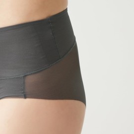 Gunze HZ4370P Women's Panties, Belly Shape, Pelvic Support, Deep Rise, Comfortable Shorts, grace beige