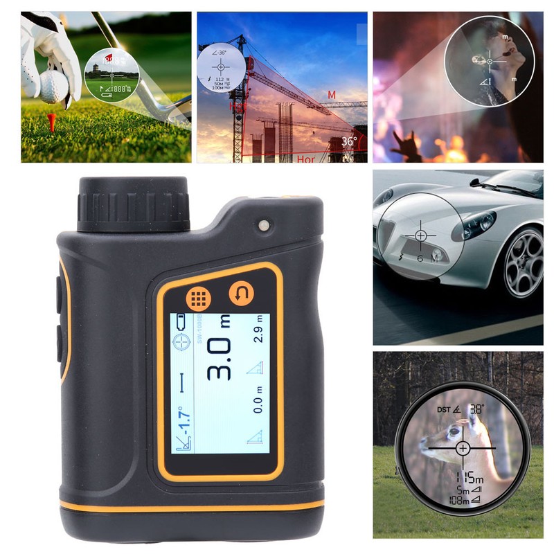 SW-1000B 1000m Handheld Telescope Distance Meter Distance Measuring Equipment Tool