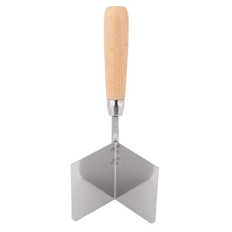 Mivos Stainless Steel Outer Corner Trowel 80 x 60 mm