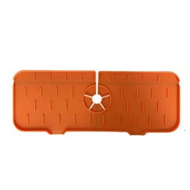 Kitchen Faucet Mat - Color: Orange