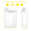 Rice Container,Rice Storage Container,5L,5.2Qt Tcereal Storage Container