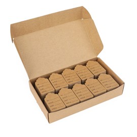 G2PLUS Pack of 1000 Small Price Labels Mini Price Tags 3.2 x 5 cm Hanging Labels Marking Labels Jewellery Labels