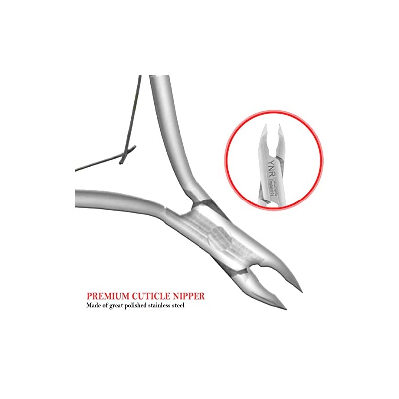 Professional Cuticle Nippers Stainless Steel Cuticle Cutters and Remover -