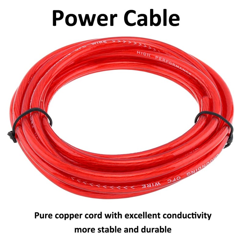MOCNT Car Amplifier Cable Set Connection Set 6GA Gauge AWG