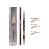 Music Flower Dual Ended Eyebrow Pencil with Spoolie Brush Natural