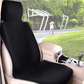 SEIUCAN Car Seat Covers, Waterproof Car Seat Protector Universal Fit for Most for Auto SUV Truck, Non-Slip Carseat for Gym Workout,Yoga,Pets - 1 PC