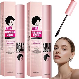 2Pcs Slick Back Hair Stick for Flyaways,15ml Fly Away Hair Stick,Hair Finishing Stick Not-Greasy & Moisturizing Hair Gel,Hair Mascara for Frizzy Hair,Shaping Gel Moisturizing Not-greasy Flash Stick