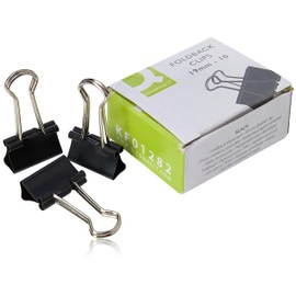 Q-Connect Foldback Clip 19 mm Black (Pack of 10) KF01282
