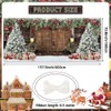 Wollmix Christmas Garage Door Cover Banner 13x6ft - Holiday Outdoor