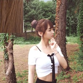 Two-tone brown, calm top-of-the-head wig with raised hair (WFHVCFR) / 올림머리가채투톤브라운 차분한 정수리똑딱가발 (WFHVCFR)