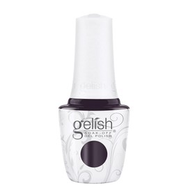 Gelish "A Hundred Present Yes" Duo, Purple Charcoal Creme - Includes Gel Polish and Lacquer
