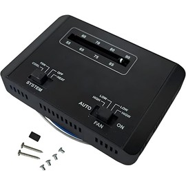 7330G3351 69-1248 Thermostat Compatible with RV Air Conditioners Mach and Roughneck Series ，Single Stage Heat/Cool (White)