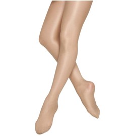 Mallas de pie completo de calidad profesional para danza, para niños, mujeres, ultra brillantes, Tostadas, Adult SA