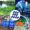 RuiChy Air Stone for Fish Tank, 10 Pack Blue Cylinder