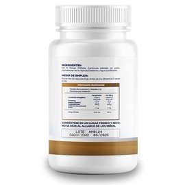 NAIMA Shiitake, 100 Cápsulas | Suplemento Alimenticio 100% Puro| Ingredientes Naturales, Sin Aditivos | Hongo Adaptógeno con Nutrientes, Vitaminas y M