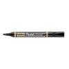 Pentel N860 Permanent Markers Chisel Tip Pack of 12 Black