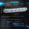 Universal Daytime Running Lights 6 LEDs High/Low Beam LED DRL