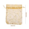 100pcs 9 x 12cm Organza Drawstring Pouch Multi Purpose Jewlery