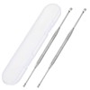2 Pack Steel Ear Pick Ear Spoon Earwax Remover Spoon