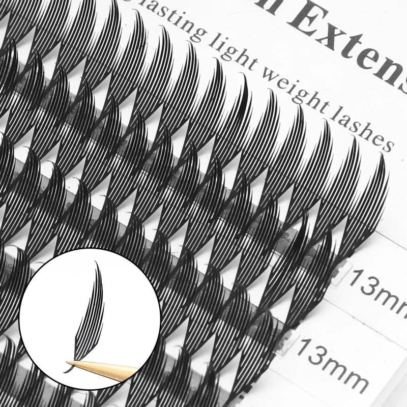 Extensiones De Pestañas Small Easy Fans Bloom Flowering Eyel