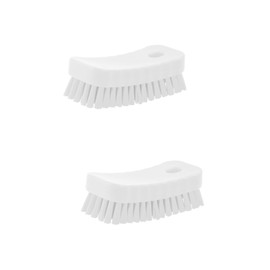 BIUDECO 2pcs Nail Care Tools Brush for Fingernail Scrubbing Cleaning Brush Portable Easy to Use