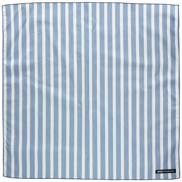 Yellow Studio Lunch Cloth Lunch Box Wrapper, 20.9 x 20.9 inches (53 x 53 cm), Made in Japan, Blue