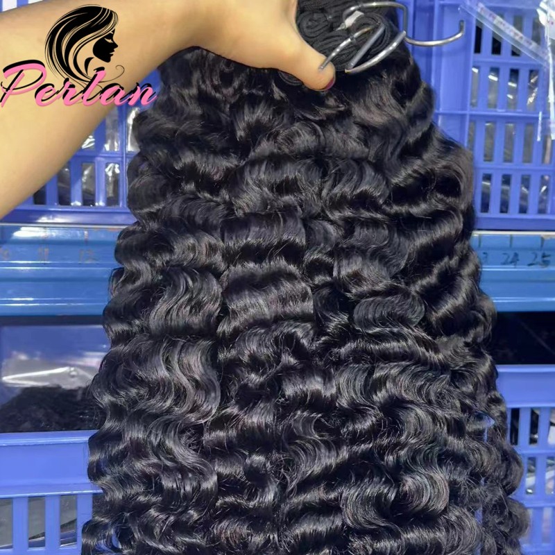 Indian Raw Hair Weft | Single Drawn Wavy Human Hair