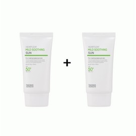 TENZERO 어성초 마일드 수딩 선 SPF50+ PA++++, 50ml, 2개 TENZERO Mugwort Mild Soothing Sun SPF50+ PA++++, 50ml, 2-pack