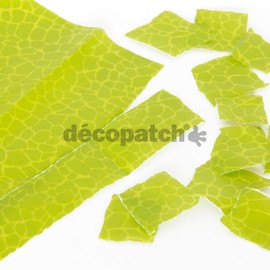 Decopatch Papers 395 x 298 mm Reptile Skin Print, Pack of 3, Green