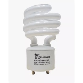 Reliance 4 Reliance 23W GU24 CFL Spiral Light Bulb 2700K 23W = 100W Equivalent 4 Pack set