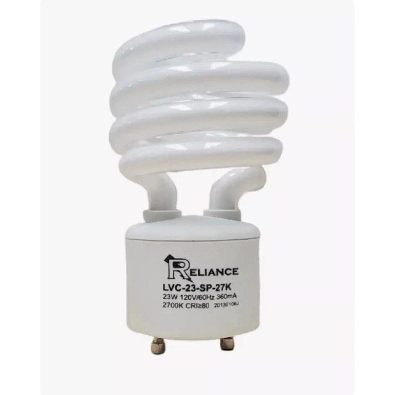 Reliance 4 Reliance 23W GU24 CFL Spiral Light Bulb 2700K