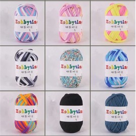 Pack of 3 Super Soft Rainbow Colourful T Shirt Yarn Weaving Yarn Thick Crochet Cloth Yarn for Knitting Blanket Handbag Purse DIY Crafts 300 g